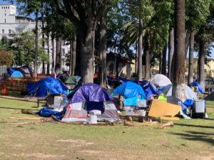 homeless encampment