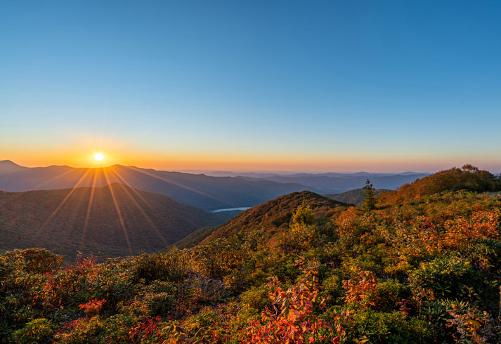 north carolina fall foliage