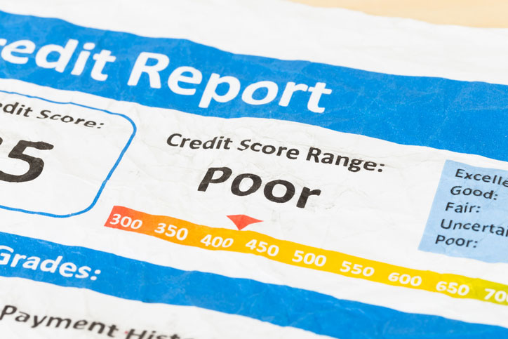 poor credit report