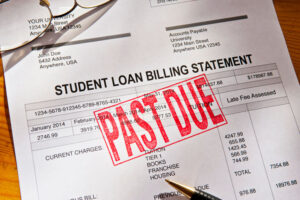 student loan past due