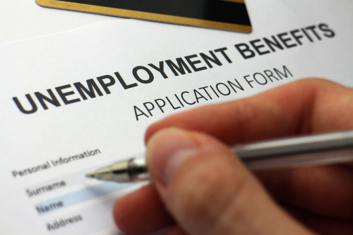 signing unemployment benefits